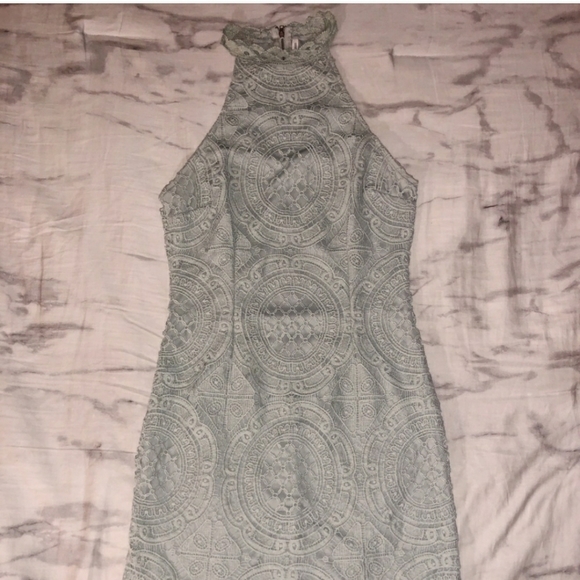Charlotte Russe Dresses & Skirts - 🌻Halter Dress - Sage🌻